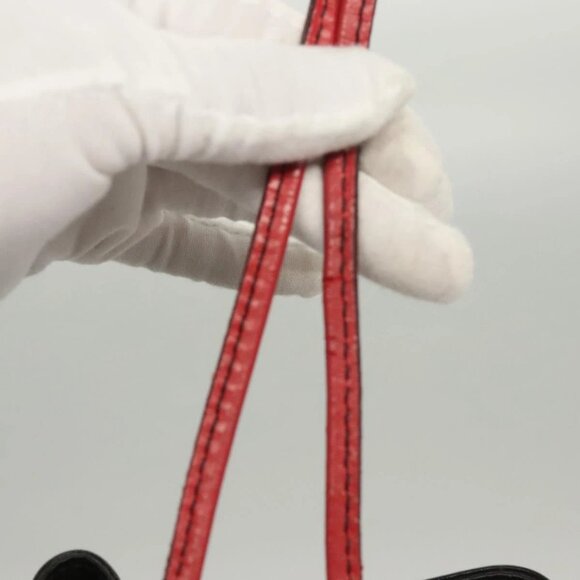 LOUIS VUITTON Epi Noe Shoulder Bag Bicolor Black Red - Picture 10 of 16